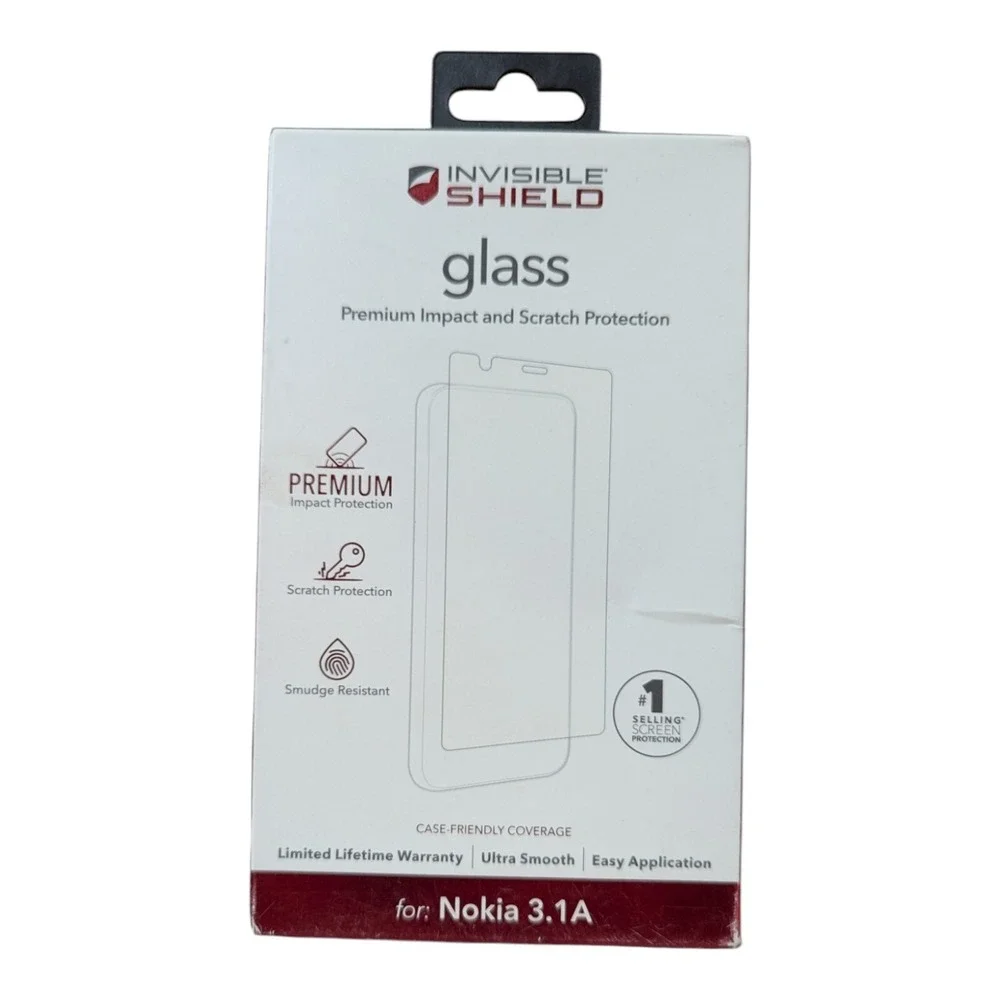 F3. ZAGG Invisible Shield‎ Glass Screen Protector for Nokia 3.1A